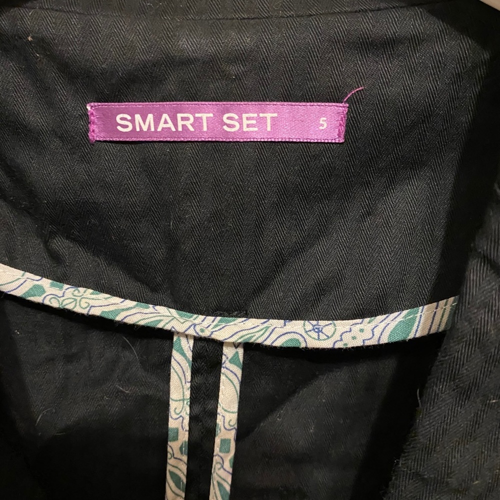 Smart set black Jacket - Picture 2 of 2
